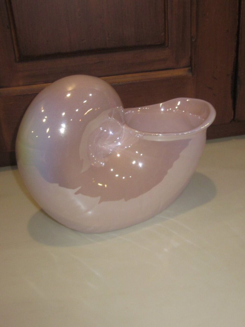 Rae Dunn Calm Shell Pink Ceramic - Picture 3 of 4